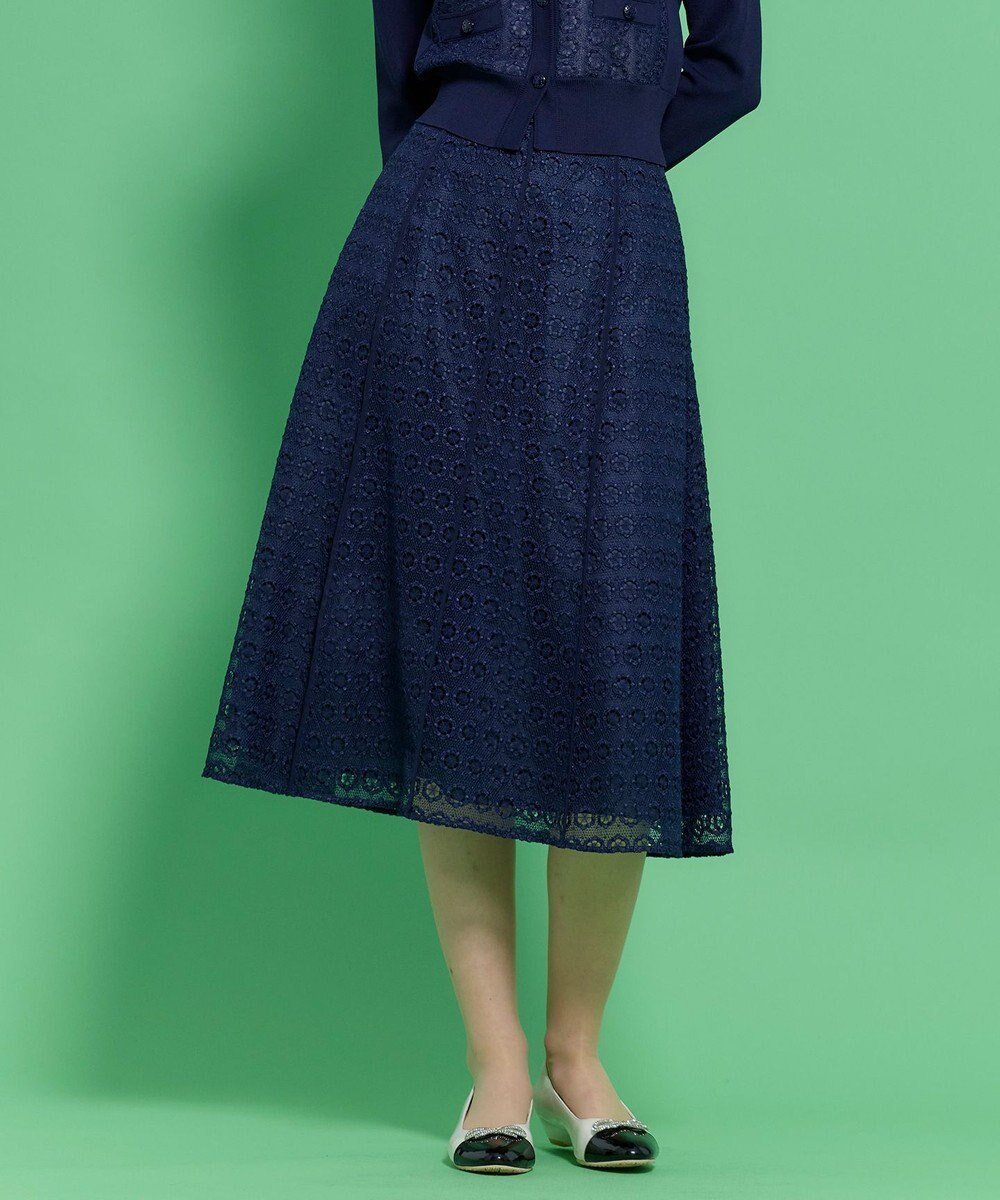 【トッカ/TOCCA】のCRYSTAL LABYRINTH スカート インテリア・キッズ・メンズ・レディースファッション・服の通販 founy(ファニー) 　ファッション　Fashion　レディースファッション　Fashion for Women　スカート　Skirts　エレガント 上品　Elegant　カーディガン　Cardigan, Knitwear　クリスタル　Crystal, Swarovski　ケミカル　Chemical, Chemical Wash　ドレス　Dress, One-Piece　フェミニン　Feminine, Girly　レース　Lace, Lace Fabric　夏　Summer　S/S・春夏　SS, Spring/Summer, Warm Season　A/W・秋冬　Autumn/Winter　ビジネス 仕事 通勤　Business / Work / Commuting　ネイビー系|ID: prp329100004829171 ipo3291000000035147404