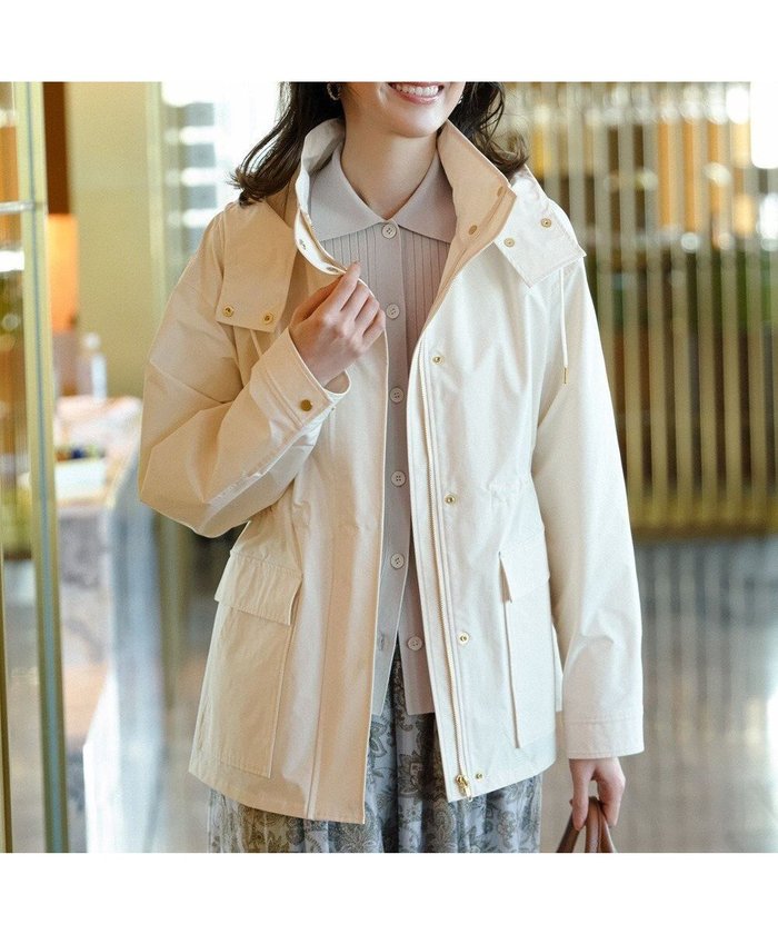 【23区/NIJYUSANKU】のマットエアリータフタ 2WAY ブルゾン インテリア・キッズ・メンズ・レディースファッション・服の通販 founy(ファニー) https://founy.com/ ファッション Fashion レディースファッション Fashion for Women アウター Coat / Outerwear Collection レディースジャケット・軽アウター Jackets ブルゾンジャケット・スポーティアウター Blouson Jackets インナー Innerwear 春 Spring ジャケット Jacket, Outerwear ストレッチ Stretch, Stretchy Fabric タフタ Taffeta, Structured Fabric デニム Denim, Jeans Material トレンド Trend, Trending Now 定番 Standard, Basic Item フロント Front, Front Design ブルゾン Blouson, Bomber Jacket ポケット Pocket, Pocket Detail S/S・春夏 SS, Spring/Summer, Warm Season おすすめ Recommended / Our Picks 夏 Summer エレガント 上品 Elegant 2026年 2026 |ID: prp329100004829176 ipo3291000000035439313