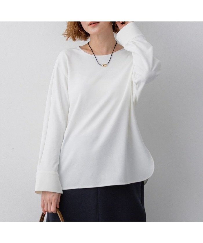【23区/NIJYUSANKU】の【先行予約】バックボタン TEEブラウス インテリア・キッズ・メンズ・レディースファッション・服の通販 founy(ファニー) https://founy.com/ ファッション Fashion レディースファッション Fashion for Women トップス・カットソー Cut & Sew Tops シャツ・ブラウス・オフィスカジュアル Elegant Blouses & Button-Ups インナー Innerwear 春 Spring カフス Cuff Design シンプル Simple, Minimal ダウン Down, Puffer フロント Front, Front Design S/S・春夏 SS, Spring/Summer, Warm Season 夏 Summer エレガント 上品 Elegant 2026年 2026 |ID: prp329100004829178 ipo3291000000035147425