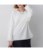 【23区/NIJYUSANKU】の【先行予約】バックボタン TEEブラウス 人気、トレンドファッション・服の通販 founy(ファニー) ファッション Fashion レディースファッション Fashion for Women トップス・カットソー Cut & Sew Tops シャツ・ブラウス・オフィスカジュアル Elegant Blouses & Button-Ups インナー Innerwear 春 Spring カフス Cuff Design シンプル Simple, Minimal ダウン Down, Puffer フロント Front, Front Design S/S・春夏 SS, Spring/Summer, Warm Season 夏 Summer エレガント 上品 Elegant 2026年 2026 thumbnail ホワイト系|ID: prp329100004829178 ipo3291000000035147426