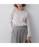 【23区/NIJYUSANKU】のバックボタン TEEブラウス 人気、トレンドファッション・服の通販 founy(ファニー) ファッション Fashion レディースファッション Fashion for Women トップス・カットソー Cut & Sew Tops シャツ・ブラウス・オフィスカジュアル Elegant Blouses & Button-Ups インナー Innerwear 春 Spring カフス Cuff Design シンプル Simple, Minimal ダウン Down, Puffer フロント Front, Front Design S/S・春夏 SS, Spring/Summer, Warm Season 夏 Summer エレガント 上品 Elegant 2026年 2026 thumbnail ピンク系|ID: prp329100004829178 ipo3291000000035592698