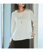 【23区/NIJYUSANKU】のカフスボタン サテンTEEブラウス 人気、トレンドファッション・服の通販 founy(ファニー) ファッション Fashion レディースファッション Fashion for Women トップス・カットソー Cut & Sew Tops シャツ・ブラウス・オフィスカジュアル Elegant Blouses & Button-Ups 春 Spring カフス Cuff Design サテン Satin, Glossy Fabric シルク Silk, 100% Silk シンプル Simple, Minimal ドレープ Drape, Draping Fabric ボトム Bottoms, Lower Wear S/S・春夏 SS, Spring/Summer, Warm Season 夏 Summer エレガント 上品 Elegant 2026年 2026 thumbnail アイボリー系|ID: prp329100004829179 ipo3291000000035995688