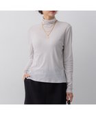 【23区/NIJYUSANKU】のシアーフライス レイヤード タートル カットソー 人気、トレンドファッション・服の通販 founy(ファニー) ファッション Fashion レディースファッション Fashion for Women トップス・カットソー Cut & Sew Tops シャツ・ブラウス・オフィスカジュアル Elegant Blouses & Button-Ups ロングTシャツ・Tシャツ Longline T-Shirts & Tees カットソー・ベーシックTシャツ Cut-and-Sewn Tops / Stretch Tees & Basics 春 Spring カットソー Cut and Sewn Top シアー Sheer, See-Through スウェット / スエット Sweatshirt, Sweatwear タートル Turtleneck, Turtle Collar タートルネック Turtleneck, High Neck バランス Balance, Style Balance フィット Fit, Slim Fit S/S・春夏 SS, Spring/Summer, Warm Season 夏 Summer エレガント 上品 Elegant 2026年 2026 thumbnail ベージュ系|ID: prp329100004829180 ipo3291000000035575228