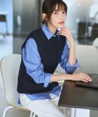 【23区/NIJYUSANKU】のケーブル ニットベスト 人気、トレンドファッション・服の通販 founy(ファニー) ファッション Fashion レディースファッション Fashion for Women アウター Coat / Outerwear Collection トップス・カットソー Cut & Sew Tops ニット Knit Tops & Sweaters ベスト&ジレ / 重ね着スタイル Vests & Gilets 春 Spring カットソー Cut and Sewn Top ジャケット Jacket, Outerwear ストレッチ Stretch, Stretchy Fabric ベスト Vest, Waistcoat ロング Long, Long-Length S/S・春夏 SS, Spring/Summer, Warm Season 夏 Summer エレガント 上品 Elegant 2026年 2026 thumbnail ネイビー系|ID: prp329100004829181 ipo3291000000036010767