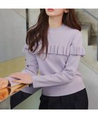 【ティアクラッセ/Tiaclasse】のモックネックフリルニットトップス 人気、トレンドファッション・服の通販 founy(ファニー) ファッション Fashion レディースファッション Fashion for Women トップス・カットソー Cut & Sew Tops ニット Knit Tops & Sweaters アクセサリー Fashion Accessories ウォッシャブル Machine Washable 春 Spring 洗える Machine Washable 秋 Autumn シューズ Shoes, Footwear ショート Short, Short Length シンプル Simple, Minimal セーター Sweater, Knitwear 長袖 Long Sleeve, Full Sleeve バランス Balance, Style Balance フィット Fit, Slim Fit フェミニン Feminine, Girly フリル Frill, Ruffle ボトム Bottoms, Lower Wear 冬 Winter / This Winter S/S・春夏 SS, Spring/Summer, Warm Season 再入荷 Restock / Back in Stock 夏 Summer エレガント 上品 Elegant 新作・新入荷 New Arrivals / New In ビジネス 仕事 通勤 Business / Work / Commuting thumbnail ラベンダー|ID: prp329100004829200 ipo3291000000035701105