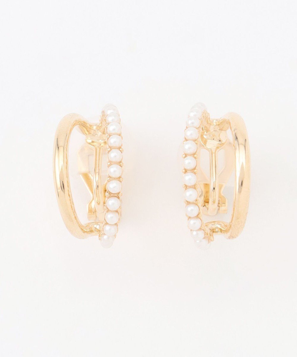 【組曲/KUMIKYOKU】のパールライクメタルアーチ イヤリング インテリア・キッズ・メンズ・レディースファッション・服の通販 founy(ファニー) ファッション Fashion レディースファッション Fashion for Women ジュエリー Jewelry ファッションリング Fashion Rings イヤリング・フープ・ドロップタイプ Hoop, Drop & Clip Earrings アクセサリー Fashion Accessories イヤリング Earrings ギフト プレゼント Gift / Present シリコン Silicone, Silicone Material シンプル Simple, Minimal スタイリッシュ Stylish, Fashionable パール Pearl, Pearl Accent フォーマル Formal, Dressy メタル Metal, Metal Parts モダン Modern, Contemporary エレガント 上品 Elegant 軽量 Lightweight, Ultra Light ゴールド系|ID: prp329100004829206 ipo3291000000035147522