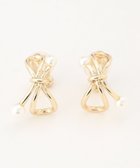 【組曲/KUMIKYOKU】のパールライクエンドノット イヤリング 人気、トレンドファッション・服の通販 founy(ファニー) ファッション Fashion レディースファッション Fashion for Women ジュエリー Jewelry ファッションリング Fashion Rings イヤリング・フープ・ドロップタイプ Hoop, Drop & Clip Earrings アクセサリー Fashion Accessories イヤリング Earrings シリコン Silicone, Silicone Material シンプル Simple, Minimal パール Pearl, Pearl Accent フォルム Silhouette, Form モチーフ Motif, Design Theme リボン Ribbon, Bow エレガント 上品 Elegant thumbnail ゴールド系|ID: prp329100004829215 ipo3291000000035147541