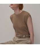 【エイトン/ATON】のFRESCA NUBUCK レギュラーフィットタンクトップ BEIGE|ID: prp329100004829216 ipo3291000000035147547