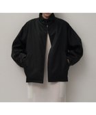 【エイトン/ATON】のNYLON TWILL オーバーサイズハリントンジャケット 人気、トレンドファッション・服の通販 founy(ファニー) ファッション Fashion レディースファッション Fashion for Women アウター Coat / Outerwear Collection レディースジャケット・軽アウター Jackets ブルゾンジャケット・スポーティアウター Blouson Jackets ギャザー Gathered, Ruffled ジャケット Jacket, Outerwear バランス Balance, Style Balance ブルゾン Blouson, Bomber Jacket マニッシュ Mannish, Boyish メンズ Men's, Menswear 夏 Summer 春 Spring S/S・春夏 SS, Spring/Summer, Warm Season thumbnail BLACK|ID: prp329100004829219 ipo3291000000035767716