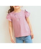 【エニィ/ANY / KIDS】の刺繍 オン・オフショルダー Tシャツ 人気、トレンドファッション・服の通販 founy(ファニー) ファッション Fashion キッズファッション Fashion for Kids トップス・カットソー Cut & Sew Tops カットソー Cut and Sewn Top ネックレス Necklace, Pendant Necklace ポケット Pocket, Pocket Detail モチーフ Motif, Design Theme リボン Ribbon, Bow ワンポイント One Point, Statement Accent 夏 Summer 春 Spring S/S・春夏 SS, Spring/Summer, Warm Season thumbnail ピンク|ID: prp329100004830086 ipo3291000000035157337