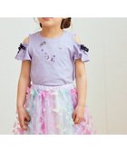 【エニィ/ANY / KIDS】の刺繍 オン・オフショルダー Tシャツ 人気、トレンドファッション・服の通販 founy(ファニー) ファッション Fashion キッズファッション Fashion for Kids トップス・カットソー Cut & Sew Tops カットソー Cut and Sewn Top ネックレス Necklace, Pendant Necklace ポケット Pocket, Pocket Detail モチーフ Motif, Design Theme リボン Ribbon, Bow ワンポイント One Point, Statement Accent 夏 Summer 春 Spring S/S・春夏 SS, Spring/Summer, Warm Season thumbnail ラベンダー|ID: prp329100004830086 ipo3291000000035157339