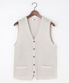 【ジョセフ アブード/JOSEPH ABBOUD / MEN】の【エコ素材和紙使用・日本素材】和紙杢メッシュクルーネック ニットジレ 人気、トレンドファッション・服の通販 founy(ファニー) ファッション Fashion メンズファッション Fashion for Men トップス・カットソー Cut & Sew Tops ニット・セーター / 定番トップス Knit Tops & Sweaters ベスト・ジレ Vests & Gilets 春 Spring ジャケット Jacket, Outerwear ベスト Vest, Waistcoat S/S・春夏 SS, Spring/Summer, Warm Season おすすめ Recommended / Our Picks 夏 Summer thumbnail ライトグレー系|ID: prp329100004830094 ipo3291000000035157355