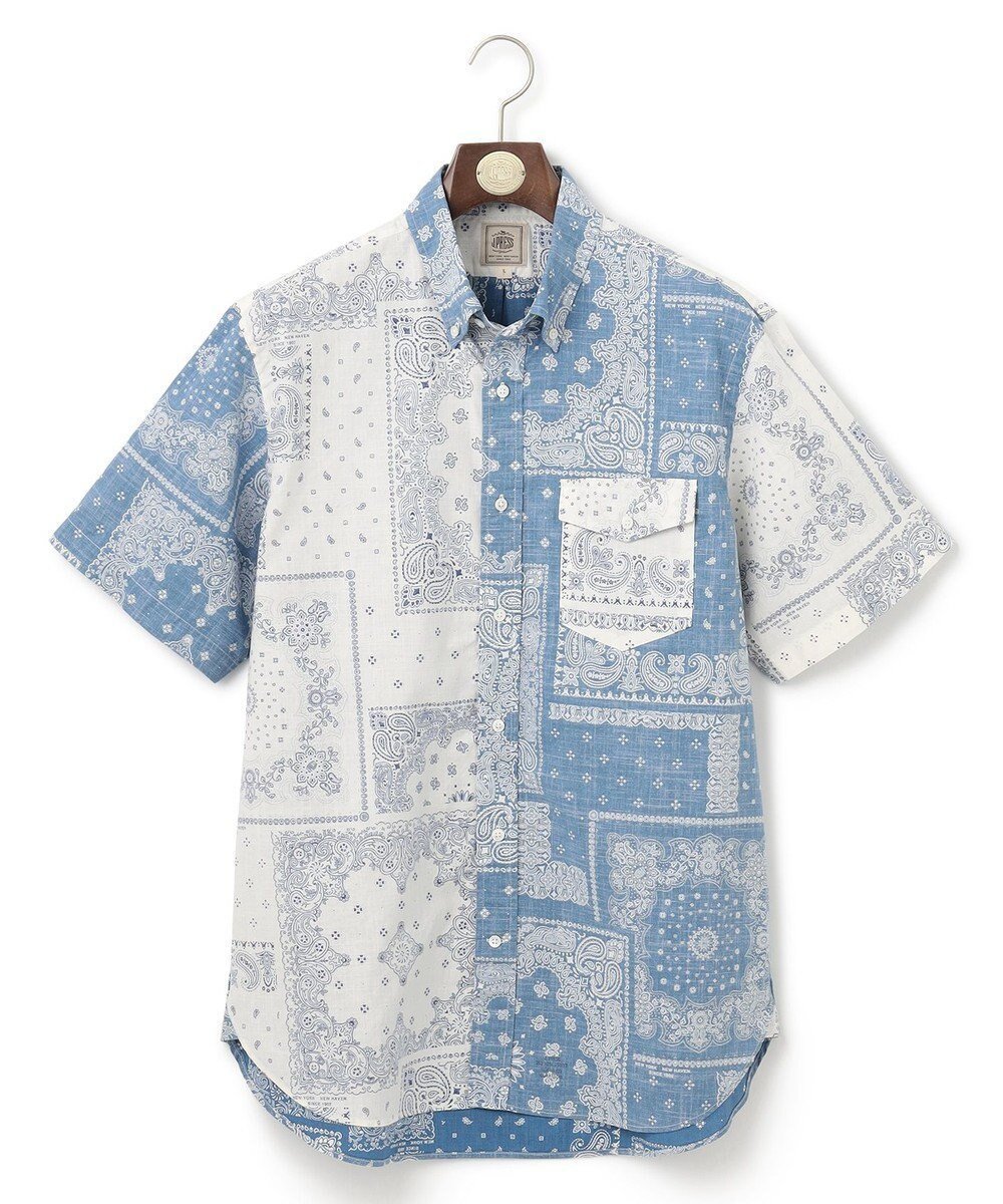 【ジェイ プレス/J.PRESS / MEN】のペイズリーバンダナプリント クレイジーパターンシャツ インテリア・キッズ・メンズ・レディースファッション・服の通販 founy(ファニー) ファッション Fashion メンズファッション Fashion for Men トップス・カットソー Cut & Sew Tops メンズシャツ Shirts インナー Innerwear ヴィンテージ Vintage Style 春 Spring シンプル Simple, Minimal ドレス Dress, One-Piece ハーフ Half, Half-Length バランス Balance, Style Balance パターン Pattern, Design Print パッチワーク Patchwork, Mixed Fabric プリント Print, Printed Pattern ベーシック Basic, Essential 羽織 Haori, Light Jacket メンズ Men's, Menswear S/S・春夏 SS, Spring/Summer, Warm Season おすすめ Recommended / Our Picks 夏 Summer ダルブルー系9|ID: prp329100004830101 ipo3291000000035157392