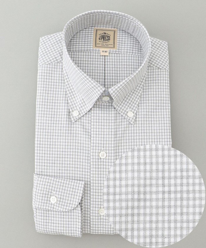 【ジェイ プレス/J.PRESS / MEN】の【Single Needle Tailoring / 形態安定】メランジカラーギンガムチェック シャツ/B.D. インテリア・キッズ・メンズ・レディースファッション・服の通販 founy(ファニー) https://founy.com/ ファッション Fashion メンズファッション Fashion for Men トップス・カットソー Cut & Sew Tops メンズシャツ Shirts スーピマ Supima, Premium Cotton ドレス Dress, One-Piece バランス Balance, Style Balance フィット Fit, Slim Fit A/W・秋冬 Autumn/Winter S/S・春夏 SS, Spring/Summer, Warm Season 夏 Summer エレガント 上品 Elegant |ID: prp329100004830102 ipo3291000000035157393