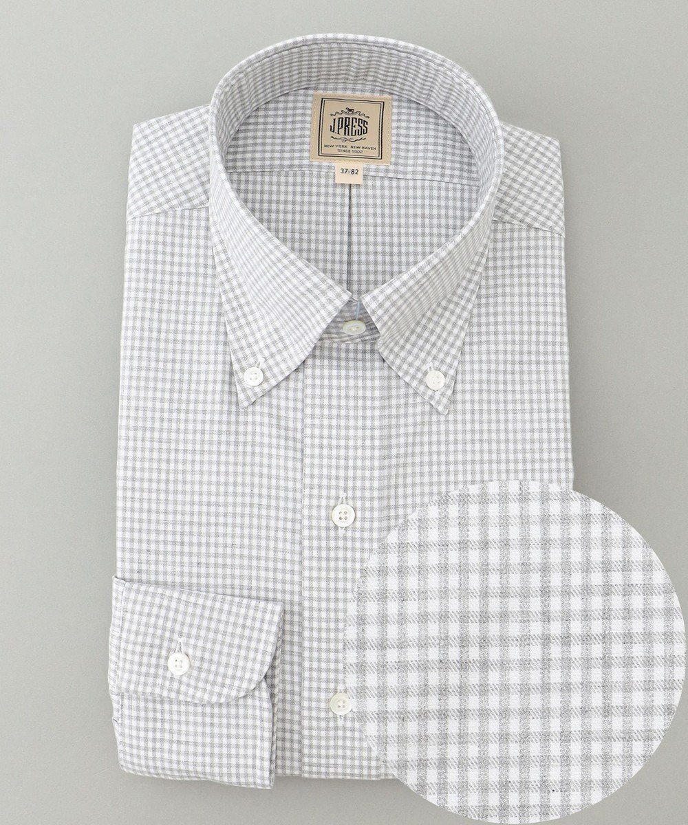 【ジェイ プレス/J.PRESS / MEN】の【Single Needle Tailoring / 形態安定】メランジカラーギンガムチェック シャツ/B.D. 人気、トレンドファッション・服の通販 founy(ファニー) 　ファッション　Fashion　メンズファッション　Fashion for Men　トップス・カットソー　Cut & Sew Tops　メンズシャツ　Shirts　スーピマ　Supima, Premium Cotton　ドレス　Dress, One-Piece　バランス　Balance, Style Balance　フィット　Fit, Slim Fit　A/W・秋冬　Autumn/Winter　S/S・春夏　SS, Spring/Summer, Warm Season　夏　Summer　エレガント 上品　Elegant　 other-1|ID: prp329100004830102 ipo3291000000035157393