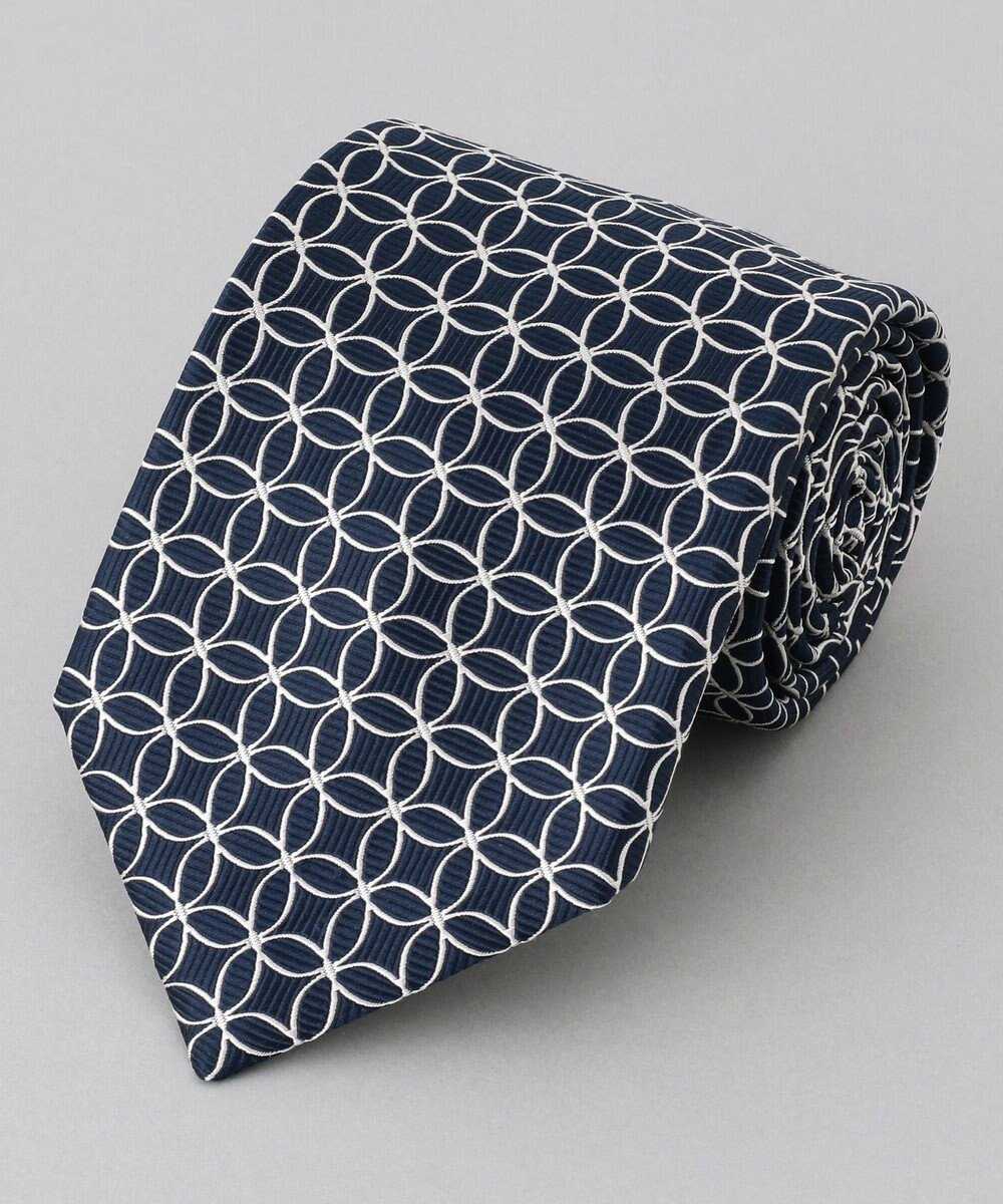 【五大陸/gotairiku / MEN】のGOTAIRIKU別注【日本製】シルク ネクタイ_小紋柄 インテリア・キッズ・メンズ・レディースファッション・服の通販 founy(ファニー) 　ファッション　Fashion　メンズファッション　Fashion for Men　コレクション　Collection, Seasonal Line　シルク　Silk, 100% Silk　シンプル　Simple, Minimal　スーツ　Suit, Formalwear　別注　Limited Edition, Custom Order　モダン　Modern, Contemporary　A/W・秋冬　Autumn/Winter　日本製　Made In Japan　ネイビー系8|ID: prp329100004830105 ipo3291000000035157414