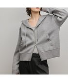 【グレース コンチネンタル/GRACE CONTINENTAL】のフォルムニットパーカー 人気、トレンドファッション・服の通販 founy(ファニー) ファッション Fashion レディースファッション Fashion for Women トップス・カットソー Cut & Sew Tops ニット Knit Tops & Sweaters レディースパーカー・カジュアルフーディー Casual Hoodies & Sweatshirts ストレッチ Stretch, Stretchy Fabric パーカー Hoodie, Parka A/W・秋冬 Autumn/Winter thumbnail グレー|ID: prp329100004830116 ipo3291000000035157449