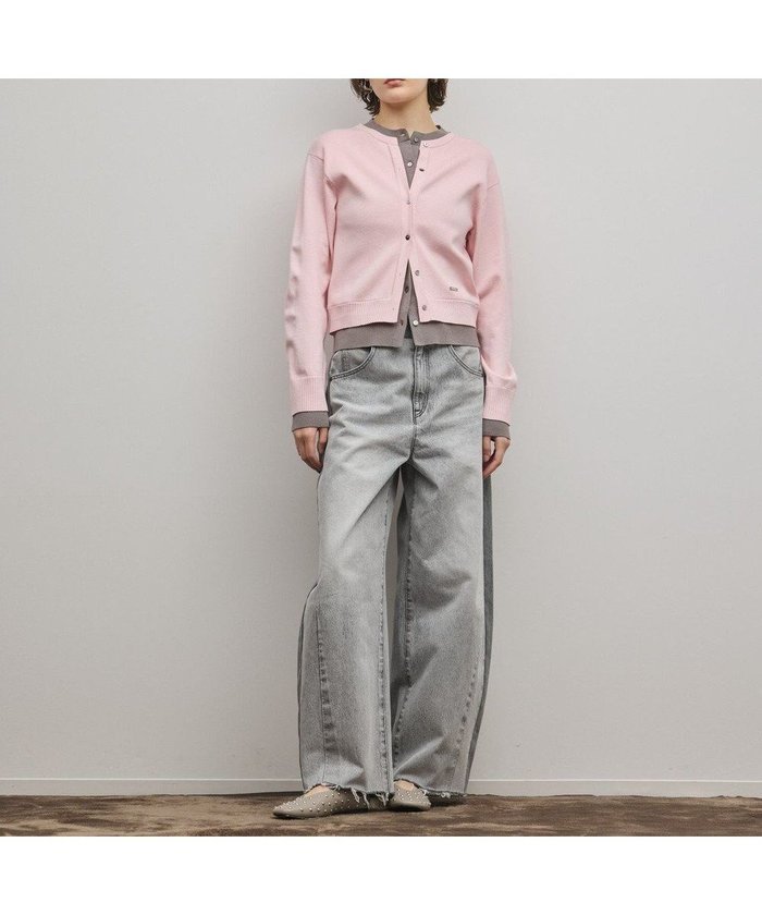 【グレース コンチネンタル/GRACE CONTINENTAL】のレイヤード風ニットカーディガン インテリア・キッズ・メンズ・レディースファッション・服の通販 founy(ファニー) https://founy.com/ ファッション Fashion レディースファッション Fashion for Women トップス・カットソー Cut & Sew Tops ニット Knit Tops & Sweaters カーディガン・羽織り Layered Style Cardigans カーディガン Cardigan, Knitwear 夏 Summer 春 Spring S/S・春夏 SS, Spring/Summer, Warm Season |ID: prp329100004830118 ipo3291000000035157454