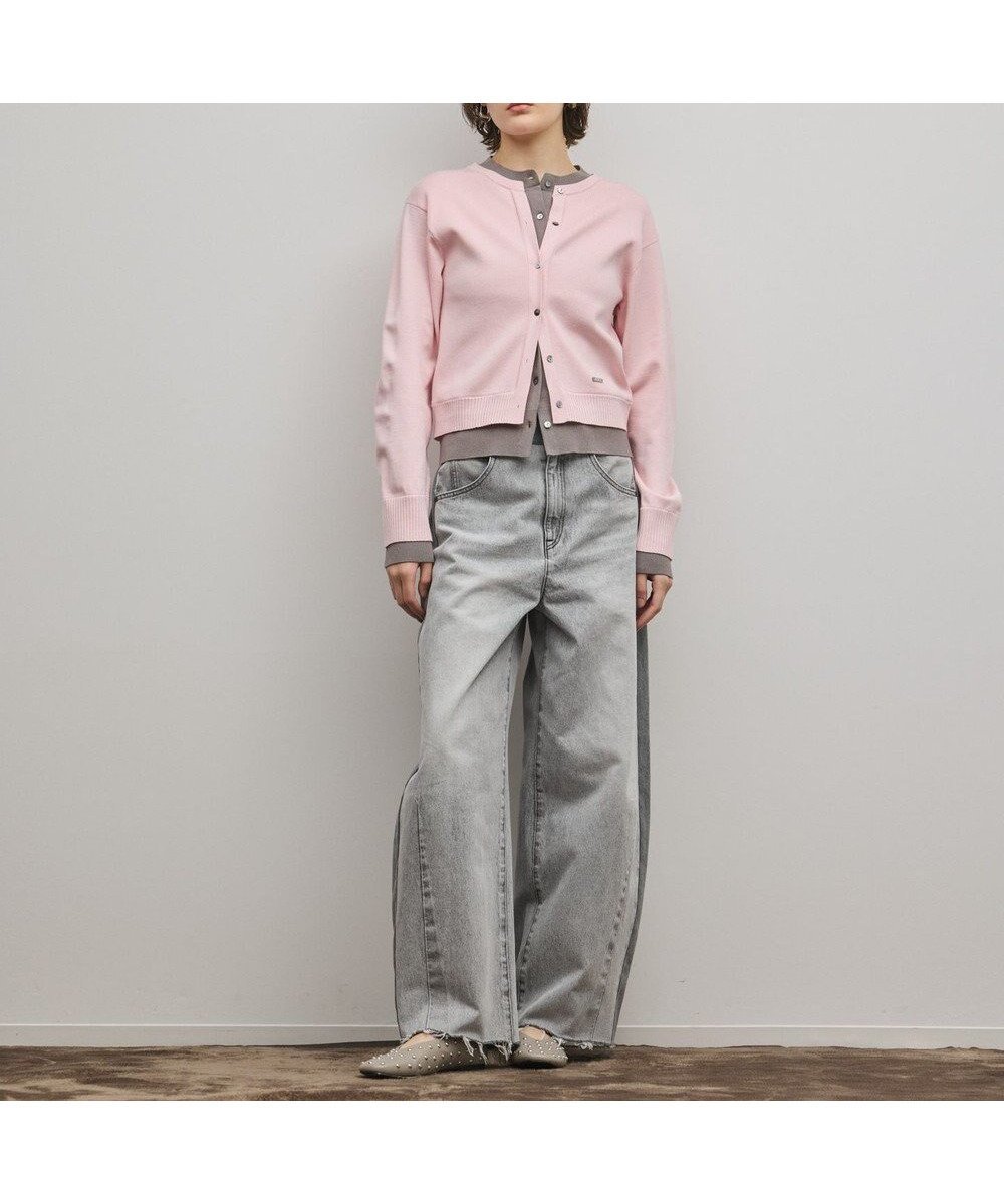 【グレース コンチネンタル/GRACE CONTINENTAL】のレイヤード風ニットカーディガン 人気、トレンドファッション・服の通販 founy(ファニー) 　ファッション　Fashion　レディースファッション　Fashion for Women　トップス・カットソー　Cut & Sew Tops　ニット　Knit Tops & Sweaters　カーディガン・羽織り　Layered Style Cardigans　カーディガン　Cardigan, Knitwear　夏　Summer　春　Spring　S/S・春夏　SS, Spring/Summer, Warm Season　 other-1|ID: prp329100004830118 ipo3291000000035157454