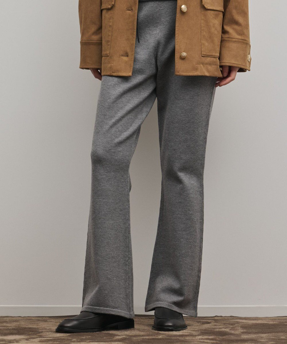 【グレース コンチネンタル/GRACE CONTINENTAL】のスウェットライクニットパンツ インテリア・キッズ・メンズ・レディースファッション・服の通販 founy(ファニー) 　ファッション　Fashion　レディースファッション　Fashion for Women　パンツ　Pants & Trousers　夏　Summer　春　Spring　S/S・春夏　SS, Spring/Summer, Warm Season　グレー|ID: prp329100004830119 ipo3291000000035157459