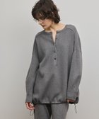 【グレース コンチネンタル/GRACE CONTINENTAL】のスウェットライクニットトップ 人気、トレンドファッション・服の通販 founy(ファニー) ファッション Fashion レディースファッション Fashion for Women トップス・カットソー Cut & Sew Tops ニット Knit Tops & Sweaters レディースパーカー・カジュアルフーディー Casual Hoodies & Sweatshirts スウェット・クルーネックトップス Sweatshirts & Crewnecks / Relaxed Fit Sweat Tops セーター Sweater, Knitwear 夏 Summer 春 Spring S/S・春夏 SS, Spring/Summer, Warm Season 無地 Plain, Solid Color thumbnail グレー|ID: prp329100004830120 ipo3291000000035157463