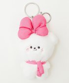 【ウィゴー/WEGO】のBIGリボンくまぬいぐるみキーホルダー ホワイト|ID: prp329100004830124 ipo3291000000035157477