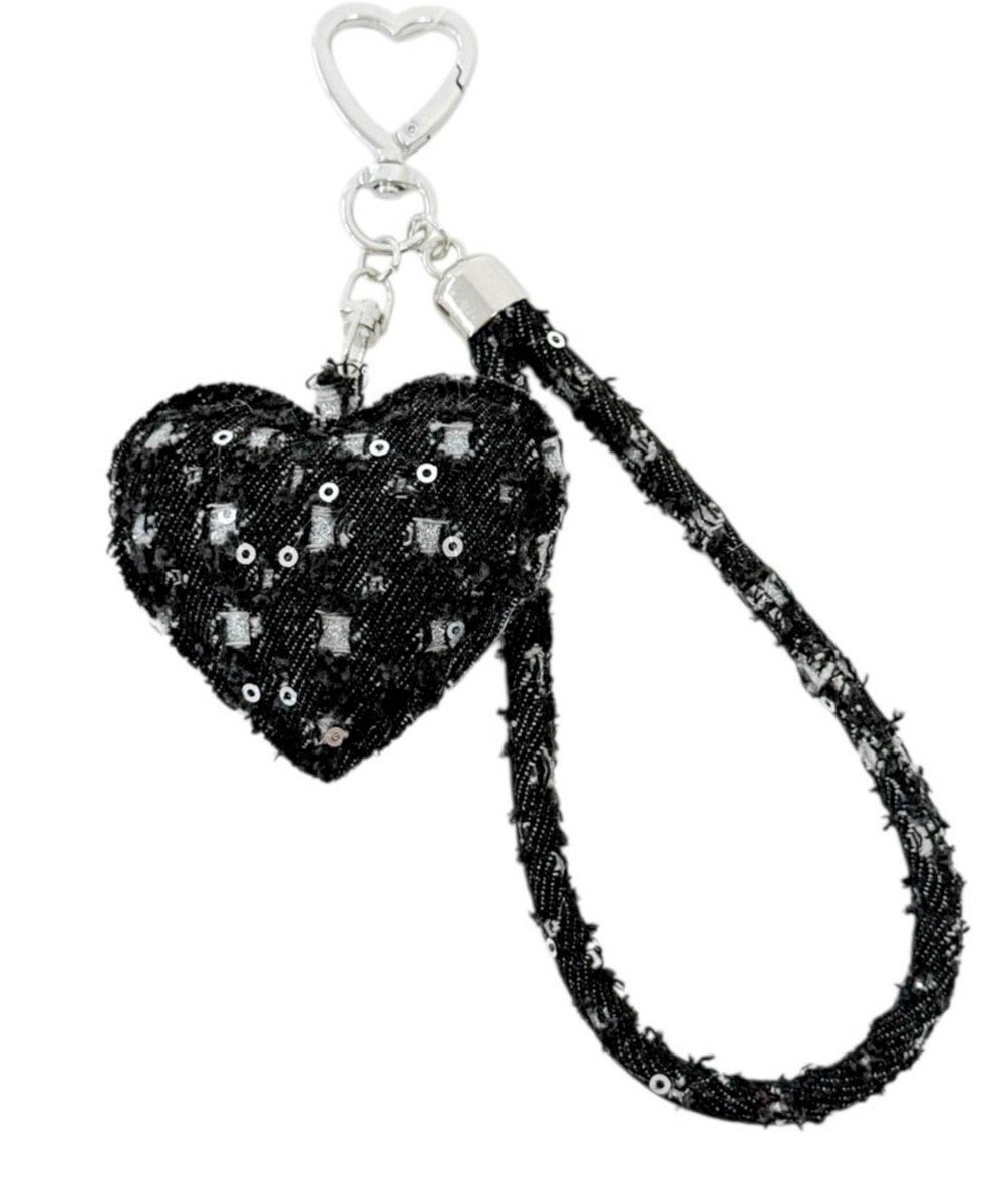 【ウィゴー/WEGO】のハートデニムキーホルダー インテリア・キッズ・メンズ・レディースファッション・服の通販 founy(ファニー) 　ファッション　Fashion　レディースファッション　Fashion for Women　ミニ財布・二つ折り財布　Wallets & Card Cases　キーホルダー　Keychain, Key Holder　スマホ　Smartphone, Mobile Device　デニム　Denim, Jeans Material　財布　Wallet, Purse　柄2|ID: prp329100004830131 ipo3291000000035157513