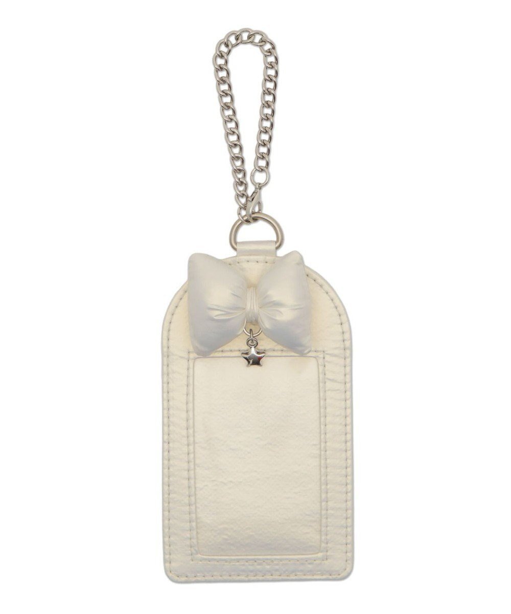 【ウィゴー/WEGO】の【痛バ&推し活グッズ】リボンクッションカードホルダーキーホルダー インテリア・キッズ・メンズ・レディースファッション・服の通販 founy(ファニー) 　ファッション　Fashion　レディースファッション　Fashion for Women　ミニ財布・二つ折り財布　Wallets & Card Cases　カードケース/名刺入れ　Card Holders & Business Cases　スマホ　Smartphone, Mobile Device　チェーン　Chain, Chain Strap　リボン　Ribbon, Bow　財布　Wallet, Purse　ホワイト|ID: prp329100004830135 ipo3291000000035157537