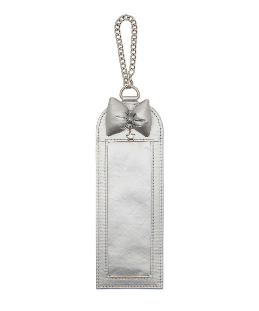 【ウィゴー/WEGO】の【痛バ&推し活グッズ】リボンクッションロングフォトケースキーホルダー インテリア・キッズ・メンズ・レディースファッション・服の通販 founy(ファニー) 　ファッション　Fashion　レディースファッション　Fashion for Women　ミニ財布・二つ折り財布　Wallets & Card Cases　キーホルダー　Keychain, Key Holder　スマホ　Smartphone, Mobile Device　チェーン　Chain, Chain Strap　リボン　Ribbon, Bow　財布　Wallet, Purse　シルバー|ID: prp329100004830136 ipo3291000000035157543