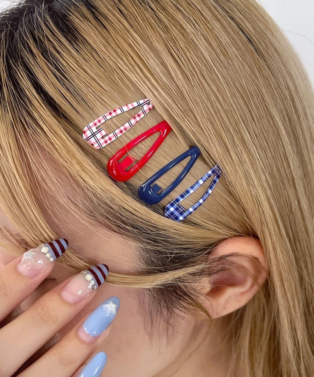 【ウィゴー/WEGO】のL8Pアソートパッチンピン インテリア・キッズ・メンズ・レディースファッション・服の通販 founy(ファニー) 　ファッション　Fashion　レディースファッション　Fashion for Women　シュシュ&ヘアアクセ/ヘアアレンジ　Scrunchies & Hair Accessories　おすすめ　Recommended / Our Picks　アクセサリー　Fashion Accessories　スマホ　Smartphone, Mobile Device　チェック　Check, Plaid, Tartan　トレンド　Trend, Trending Now　ドット　Polka Dot, Dot Pattern　レオパード　Leopard, Animal Print　柄4|ID: prp329100004830140 ipo3291000000035157563