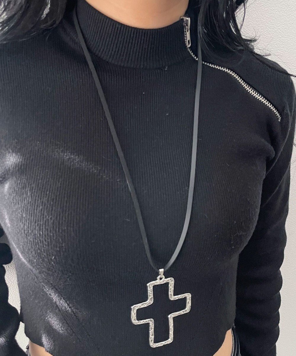 【ウィゴー/WEGO】のLBIGクロスコードネックレス インテリア・キッズ・メンズ・レディースファッション・服の通販 founy(ファニー) 　ファッション　Fashion　レディースファッション　Fashion for Women　ジュエリー　Jewelry　ネックレス　Necklaces & Pendants　アクセサリー　Fashion Accessories　スマホ　Smartphone, Mobile Device　トレンド　Trend, Trending Now　ネックレス　Necklace, Pendant Necklace　モチーフ　Motif, Design Theme　柄1|ID: prp329100004830142 ipo3291000000035157570