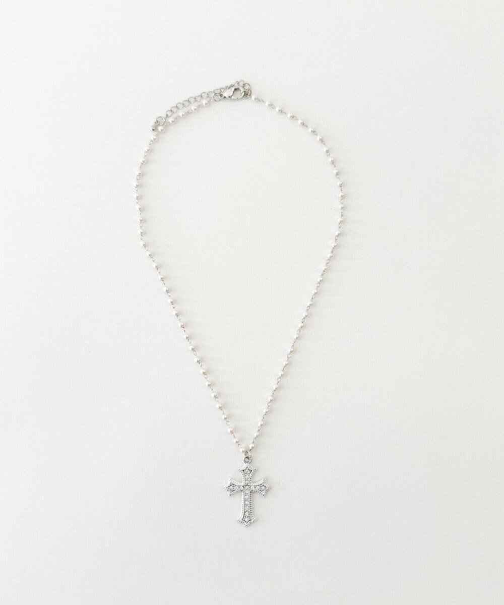 【ウィゴー/WEGO】のLクロスモチーフパールチェーンネックレス インテリア・キッズ・メンズ・レディースファッション・服の通販 founy(ファニー) 　ファッション　Fashion　レディースファッション　Fashion for Women　ジュエリー　Jewelry　ネックレス　Necklaces & Pendants　おすすめ　Recommended / Our Picks　アクセサリー　Fashion Accessories　スマホ　Smartphone, Mobile Device　チェーン　Chain, Chain Strap　ネックレス　Necklace, Pendant Necklace　パール　Pearl, Pearl Accent　モチーフ　Motif, Design Theme　柄4|ID: prp329100004830144 ipo3291000000035157581