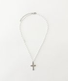 【ウィゴー/WEGO】のLクロスモチーフパールチェーンネックレス 柄2|ID: prp329100004830144 ipo3291000000035701728