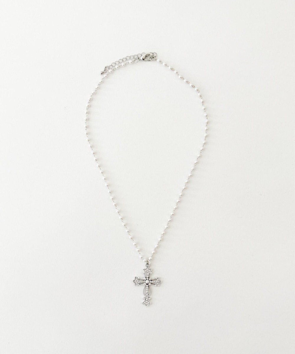 【ウィゴー/WEGO】のLクロスモチーフパールチェーンネックレス インテリア・キッズ・メンズ・レディースファッション・服の通販 founy(ファニー) 　ファッション　Fashion　レディースファッション　Fashion for Women　ジュエリー　Jewelry　ネックレス　Necklaces & Pendants　おすすめ　Recommended / Our Picks　アクセサリー　Fashion Accessories　スマホ　Smartphone, Mobile Device　チェーン　Chain, Chain Strap　ネックレス　Necklace, Pendant Necklace　パール　Pearl, Pearl Accent　モチーフ　Motif, Design Theme　柄3|ID: prp329100004830144 ipo3291000000035701729