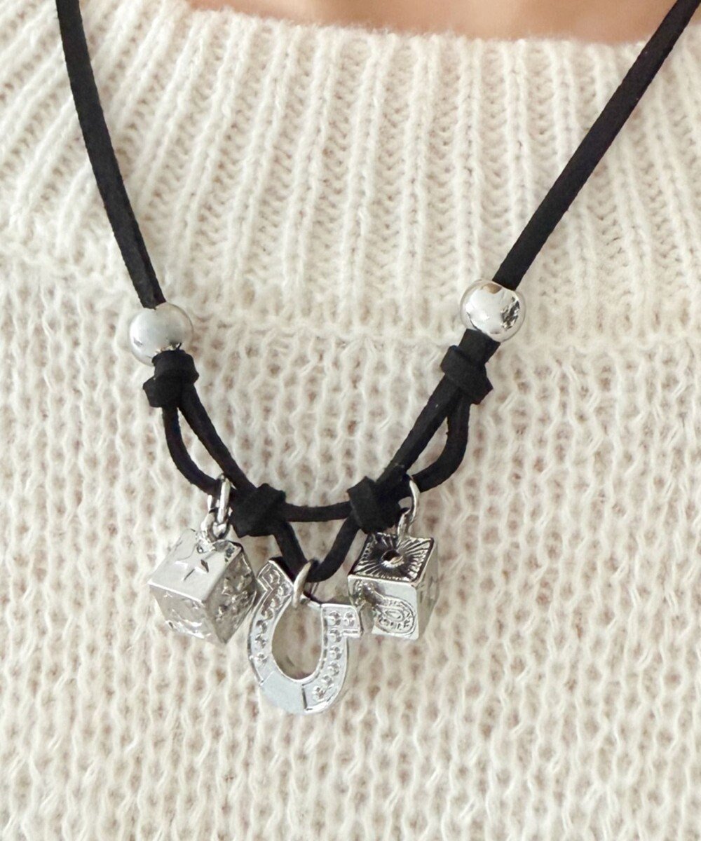 【ウィゴー/WEGO】のLモチーフパーツコードネックレス インテリア・キッズ・メンズ・レディースファッション・服の通販 founy(ファニー) 　ファッション　Fashion　レディースファッション　Fashion for Women　ジュエリー　Jewelry　ネックレス　Necklaces & Pendants　アクセサリー　Fashion Accessories　スマホ　Smartphone, Mobile Device　トレンド　Trend, Trending Now　ネックレス　Necklace, Pendant Necklace　フィット　Fit, Slim Fit　モチーフ　Motif, Design Theme　柄4|ID: prp329100004830145 ipo3291000000035157587