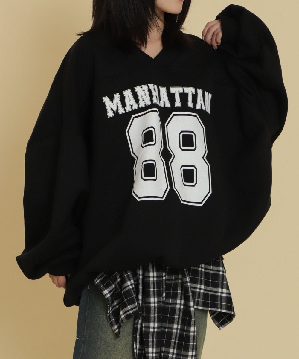 【ウィゴー/WEGO】のゲームロゴビッグスウェット インテリア・キッズ・メンズ・レディースファッション・服の通販 founy(ファニー) ファッション Fashion レディースファッション Fashion for Women トップス・カットソー Cut & Sew Tops レディースパーカー・カジュアルフーディー Casual Hoodies & Sweatshirts スウェット・クルーネックトップス Sweatshirts & Crewnecks / Relaxed Fit Sweat Tops 春 Spring 秋 Autumn スウェット / スエット Sweatshirt, Sweatwear スニーカー Sneakers, Trainers スマホ Smartphone, Mobile Device デニム Denim, Jeans Material トレンド Trend, Trending Now 定番 Standard, Basic Item プリーツ Pleats, Pleated 冬 Winter / This Winter A/W・秋冬 Autumn/Winter 夏 Summer ブラック|ID: prp329100004830146 ipo3291000000035548947