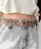 【ウィゴー/WEGO】のLハトメファーベルト 人気、トレンドファッション・服の通販 founy(ファニー) ファッション Fashion レディースファッション Fashion for Women ベルト&ウエストマーク Belts & Waist Accessories おすすめ Recommended / Our Picks スマホ Smartphone, Mobile Device デニム Denim, Jeans Material トレンド Trend, Trending Now フェイクファー Faux Fur, Imitation Fur メタル Metal, Metal Parts thumbnail ベージュ|ID: prp329100004830147 ipo3291000000035157593