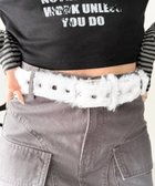 【ウィゴー/WEGO】のLハトメファーベルト 人気、トレンドファッション・服の通販 founy(ファニー) ファッション Fashion レディースファッション Fashion for Women ベルト&ウエストマーク Belts & Waist Accessories おすすめ Recommended / Our Picks スマホ Smartphone, Mobile Device デニム Denim, Jeans Material トレンド Trend, Trending Now フェイクファー Faux Fur, Imitation Fur メタル Metal, Metal Parts thumbnail ホワイト|ID: prp329100004830147 ipo3291000000035157594