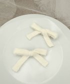 【ウィゴー/WEGO】のL2Pシャギーリボンクリップ 人気、トレンドファッション・服の通販 founy(ファニー) ファッション Fashion レディースファッション Fashion for Women シュシュ&ヘアアクセ/ヘアアレンジ Scrunchies & Hair Accessories アクセサリー Fashion Accessories スマホ Smartphone, Mobile Device リボン Ribbon, Bow A/W・秋冬 Autumn/Winter thumbnail ホワイト|ID: prp329100004830148 ipo3291000000035157602
