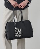 【アイシービー/iCB】の【先行予約・A4サイズ収納可】ラウンドボストントート 人気、トレンドファッション・服の通販 founy(ファニー) ファッション Fashion レディースファッション Fashion for Women バッグ Bags 2026年 2026 アニマル Animal Print ポケット Pocket, Pocket Detail ポーチ Pouch, Small Case ビジネス 仕事 通勤 Business / Work / Commuting thumbnail ブラック|ID: prp329100004830150 ipo3291000000035157610