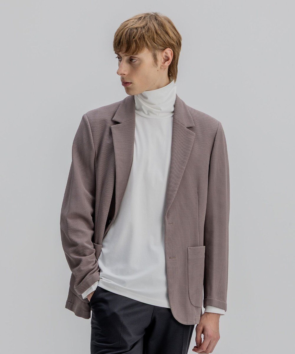 【ジョゼフ オム/JOSEPH HOMME / MEN】のソフトタックジャージー ジャケット インテリア・キッズ・メンズ・レディースファッション・服の通販 founy(ファニー) 　ファッション　Fashion　メンズファッション　Fashion for Men　アウター　Men's Coats Outerwear　テーラードジャケット　Tailored Jackets & Blazers　おすすめ　Recommended / Our Picks　ジャケット　Jacket, Outerwear　セットアップ　Set-Up, Coordinated Outfit　トレンド　Trend, Trending Now　パッチ　Patch, Appliqué　ボトム　Bottoms, Lower Wear　ポケット　Pocket, Pocket Detail　リラックス　Relax, Relaxed Fit　エレガント 上品　Elegant　夏　Summer　春　Spring　S/S・春夏　SS, Spring/Summer, Warm Season　ローズ系|ID: prp329100004830682 ipo3291000000035165384