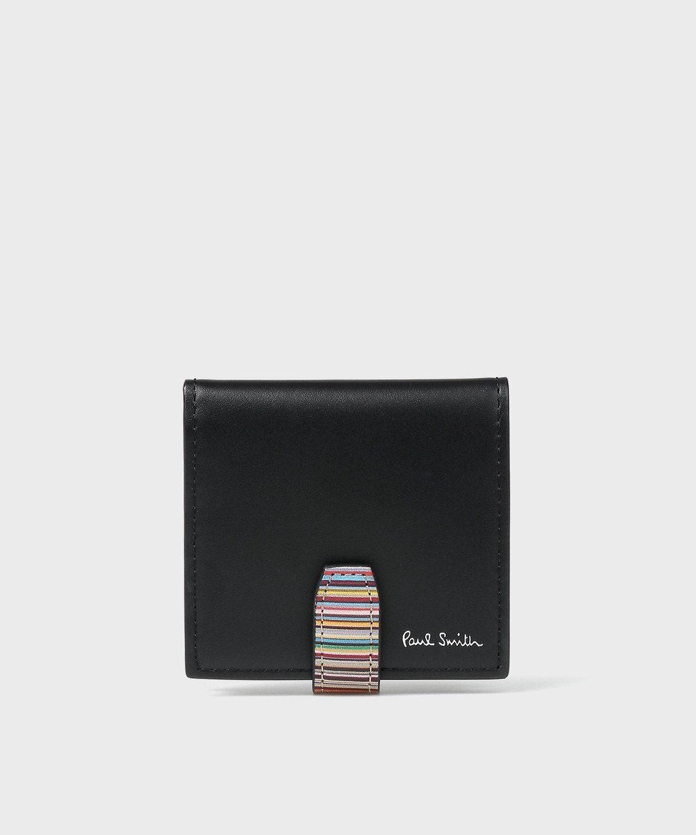 【ポールスミス/Paul Smith / MEN】のシグネチャーストライプタブ コインケース インテリア・キッズ・メンズ・レディースファッション・服の通販 founy(ファニー) 　ファッション　Fashion　メンズファッション　Fashion for Men　シンプル　Simple, Minimal　財布　Wallet, Purse　プリント　Print, Printed Pattern　メンズ　Men's, Menswear　おすすめ　Recommended / Our Picks　エレガント 上品　Elegant　ギフト プレゼント　Gift / Present　ブラック|ID: prp329100004830691 ipo3291000000035165420