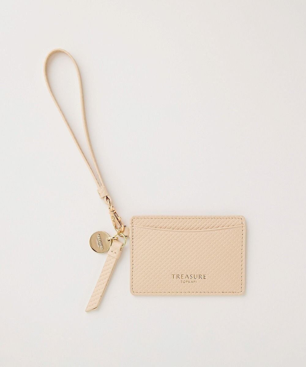 【トプカピ/TOPKAPI】の【TREASURE TOPKAPI】クロスエンボス レザー パスケース 人気、トレンドファッション・服の通販 founy(ファニー) ファッション Fashion レディースファッション Fashion for Women ミニ財布・二つ折り財布 Wallets & Card Cases おすすめ Recommended / Our Picks イエロー Yellow ギフト プレゼント Gift / Present チャーム Charm, Pendant プレート Plate, Dish ポケット Pocket, Pocket Detail メッシュ Mesh, Net Fabric ラップ Wrap, Wrap Design 夏 Summer 春 Spring S/S・春夏 SS, Spring/Summer, Warm Season 財布 Wallet, Purse other-1|ID: prp329100004830695 ipo3291000000035165437