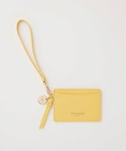 【トプカピ/TOPKAPI】の【TREASURE TOPKAPI】クロスエンボス レザー パスケース 人気、トレンドファッション・服の通販 founy(ファニー) ファッション Fashion レディースファッション Fashion for Women ミニ財布・二つ折り財布 Wallets & Card Cases おすすめ Recommended / Our Picks イエロー Yellow ギフト プレゼント Gift / Present チャーム Charm, Pendant プレート Plate, Dish ポケット Pocket, Pocket Detail メッシュ Mesh, Net Fabric ラップ Wrap, Wrap Design 夏 Summer 春 Spring S/S・春夏 SS, Spring/Summer, Warm Season 財布 Wallet, Purse thumbnail レモンイエロー|ID: prp329100004830695 ipo3291000000035620147