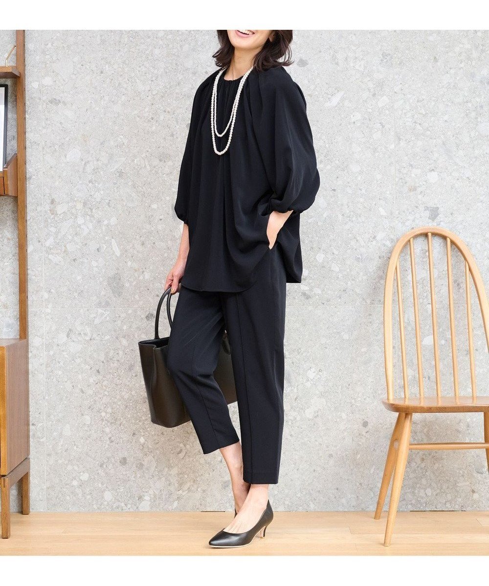 【エニー/ANY】の【セットアップ・洗える】フォーマルセットアップ(福田麻琴さんコラボ) 人気、トレンドファッション・服の通販 founy(ファニー) 　ファッションモデル・俳優・女優　Models　女性　Women　福田麻琴　Fukuda Makoto　ファッション　Fashion　レディースファッション　Fashion for Women　セットアップ　Matching Sets　スーツ　Business Suits & Workwear　スーツセット・2点セット・レディーススーツ　Suit Sets / 2-Piece Suits / Office Suit Sets　洗える　Machine Washable　ギャザー　Gathered, Ruffled　コラボ　Collaboration, Collab　シンプル　Simple, Minimal　ジャケット　Jacket, Outerwear　ストレッチ　Stretch, Stretchy Fabric　スーツ　Suit, Formalwear　セットアップ　Set-Up, Coordinated Outfit　センター　Center, Center Line　人気　Popular, Best Seller　フロント　Front, Front Design　ポケット　Pocket, Pocket Detail　A/W・秋冬　Autumn/Winter　エレガント 上品　Elegant　セレモニー　Ceremony　ビジネス 仕事 通勤　Business / Work / Commuting　 other-1|ID: prp329100004830697 ipo3291000000035931230