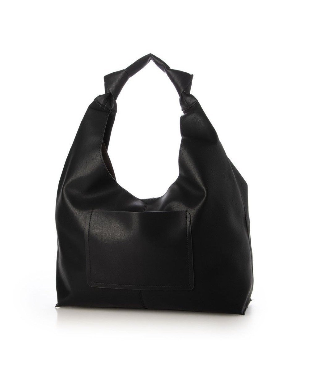 【アンビリオン/UNBILLION】のカシュカシュ cachechche / ノットディテールPUワンショルダー インテリア・キッズ・メンズ・レディースファッション・服の通販 founy(ファニー) 　ファッション　Fashion　レディースファッション　Fashion for Women　バッグ　Bags　カラフル　Colorful Design　ショルダー　Shoulder, Shoulder Strap　スマート　Smart, Elegant　ハンド　Hand, Handmade　ミックス　Mix, Mixed Style　モチーフ　Motif, Design Theme　再入荷　Restock / Back in Stock　ビジネス 仕事 通勤　Business / Work / Commuting　ブラック|ID: prp329100004830702 ipo3291000000035165503