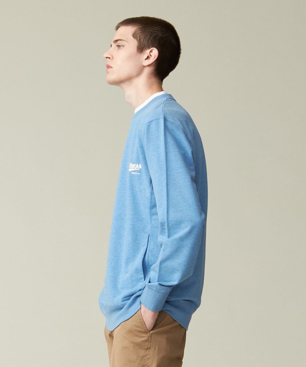 【ジェイ プレス/J.PRESS / MEN】のインレージャージー ロゴトレーナー インテリア・キッズ・メンズ・レディースファッション・服の通販 founy(ファニー) 　ファッション　Fashion　メンズファッション　Fashion for Men　トップス・カットソー　Cut & Sew Tops　春　Spring　スウェット / スエット　Sweatshirt, Sweatwear　トレーナー　Sweatshirt, Trainer　S/S・春夏　SS, Spring/Summer, Warm Season　おすすめ　Recommended / Our Picks　夏　Summer　サックスブルー系|ID: prp329100004831245 ipo3291000000035175092