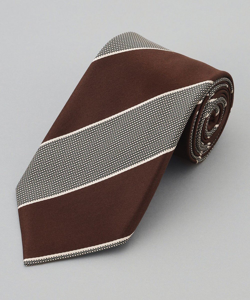 【五大陸/gotairiku / MEN】の【日本製】西陣ネクタイ_レジメンタルストライプ柄 インテリア・キッズ・メンズ・レディースファッション・服の通販 founy(ファニー) 　ファッション　Fashion　メンズファッション　Fashion for Men　シルク　Silk, 100% Silk　スーツ　Suit, Formalwear　日本製　Made In Japan　ターコイズブルー系1|ID: prp329100004831248 ipo3291000000035175104