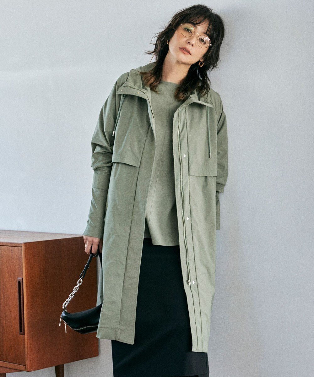 【アイシービー/iCB】の【撥水加工】 メモリーストレッチタフタ フーデットコート 人気、トレンドファッション・服の通販 founy(ファニー) ファッション Fashion レディースファッション Fashion for Women アウター Coat / Outerwear Collection コート・ロングコート・ピーコート Long Coats, Peacoats & More レディースジャケット・軽アウター Jackets 春 Spring ジャケット Jacket, Outerwear ストレッチ Stretch, Stretchy Fabric タフタ Taffeta, Structured Fabric バランス Balance, Style Balance ボトム Bottoms, Lower Wear ミドル Middle Length, Mid Height ヨーク Yoke, Yoke Design S/S・春夏 SS, Spring/Summer, Warm Season 夏 Summer 2024年 2024 2024春夏・S/S Spring/Summer 2024 SS24 other-1|ID: prp329100004831263 ipo3291000000035175175