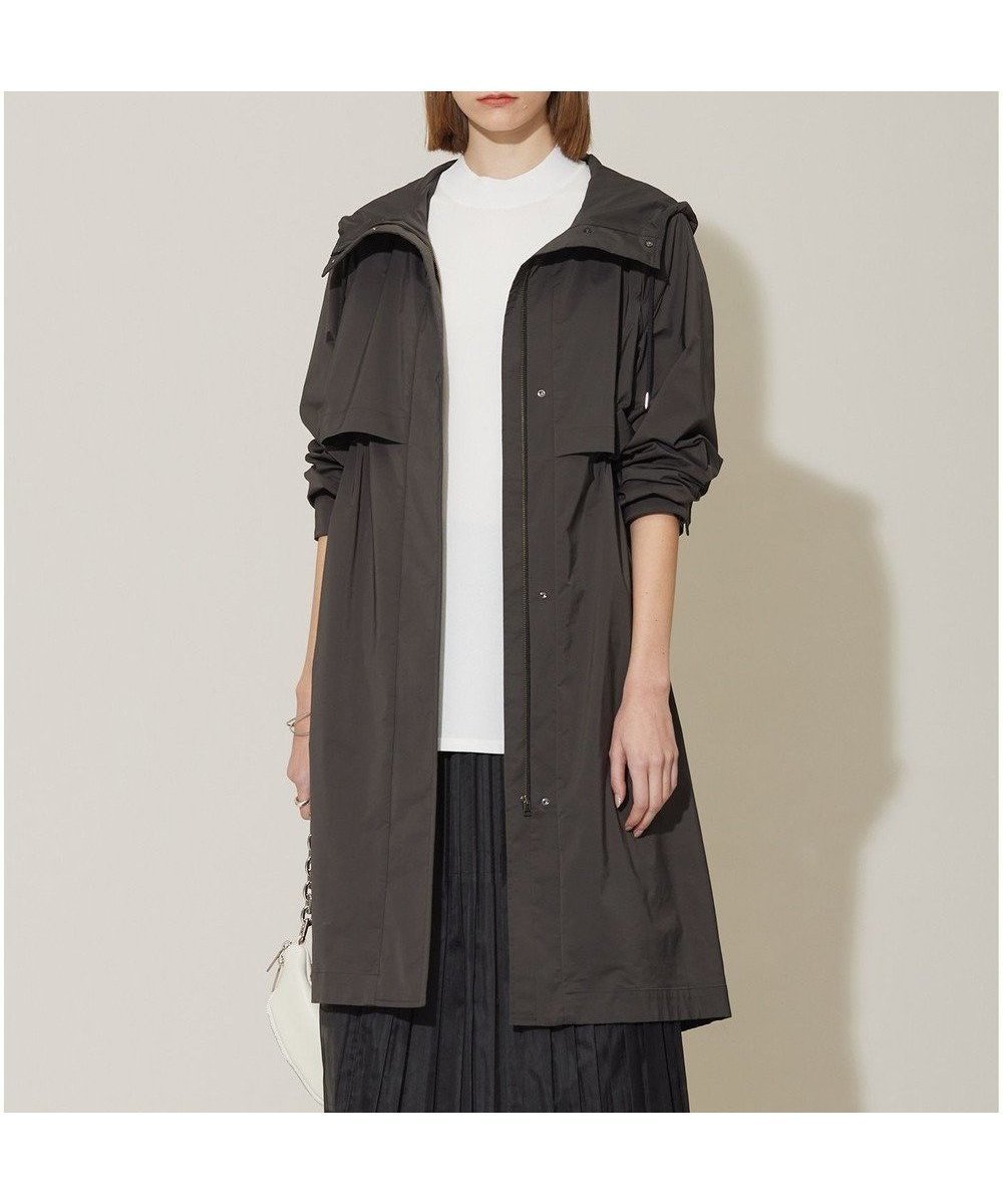 【アイシービー/iCB】の【撥水加工】 メモリーストレッチタフタ フーデットコート インテリア・キッズ・メンズ・レディースファッション・服の通販 founy(ファニー) ファッション Fashion レディースファッション Fashion for Women アウター Coat / Outerwear Collection コート・ロングコート・ピーコート Long Coats, Peacoats & More レディースジャケット・軽アウター Jackets 春 Spring ジャケット Jacket, Outerwear ストレッチ Stretch, Stretchy Fabric タフタ Taffeta, Structured Fabric バランス Balance, Style Balance ボトム Bottoms, Lower Wear ミドル Middle Length, Mid Height ヨーク Yoke, Yoke Design S/S・春夏 SS, Spring/Summer, Warm Season 夏 Summer 2024年 2024 2024春夏・S/S Spring/Summer 2024 SS24 チャコール系|ID: prp329100004831263 ipo3291000000035175177